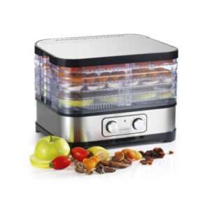 Déshydrateur 5 plateaux amovibles en inox KitchenChef - Préservez la valeur nutritive de vos aliments !