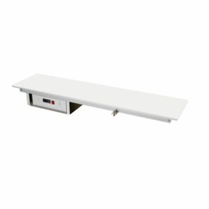 Plaque Chauffante en Verre Trempé Blanche - Capacité de 3 à 8 assiettes - Distform