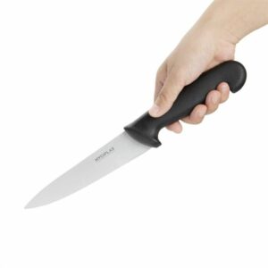 Couteau Chef Noir 160 mm - Hygiplas