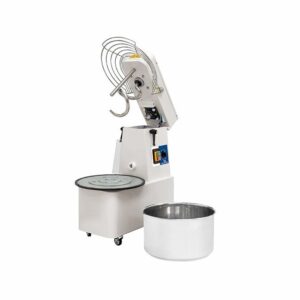 Pétrin à Spirale Sur Roues, 25 Kg/32 Litres, 1 Vitesse, Avec Minuteur Et Cuve Détachable - Mastro