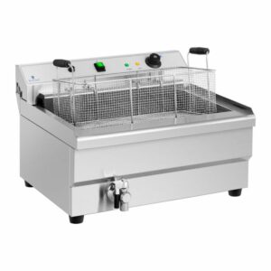 Friteuse à beignets professionnelle restaurant 30 litres 9 000 W zone froide