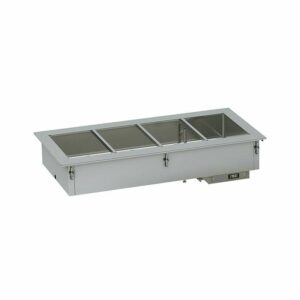 Bain Marie à Eau Remplissage Manuel 2x GN 1/1 - Virtus - AYB0007/T