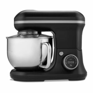 Robot Pâtissier Numérique MEDION MD18420 1200W 5L 8 Vitesses Bol à Glace Noir
