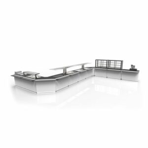 Buffet de Service Neutre Design - 1300x700 mm - SAYL