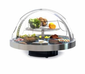 Buffet Réfrigéré Dôme Vision 360 Libre Service - 950x750 mm - SAYL