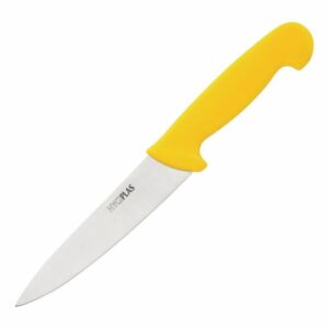 Couteau de Cuisinier Professionnel Jaune 160 mm - Hygiplas