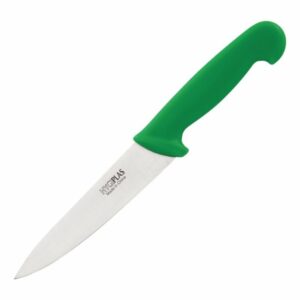 Couteau de Cuisinier Professionnel Vert 160 mm - Hygiplas