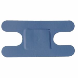 Pansements bleus assortis