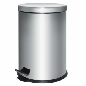 Poubelle à pédale en acier inoxydable 5L Bolero