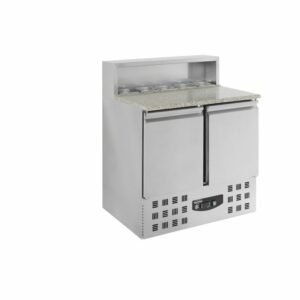 Table Pizza Réfrigérée 2 portes 5 GN 1/6 - Combisteel