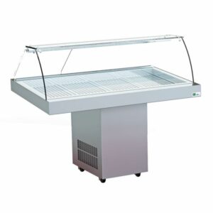 Vitrine Réfrigérée à Poissons Inox - L 940 mm - AFI Collin Lucy
