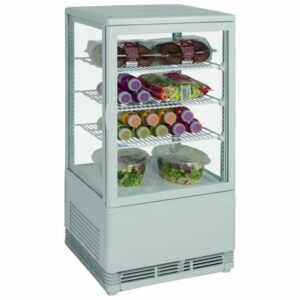 Vitrine Réfrigérée Blanche 68 Litres 0/+12°C